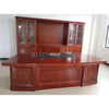 CEO L-shaped Executive Curved MDF Office Desks With Chairs