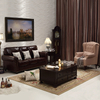 Hotel/Office/Living Room American Brown Leather Sofa Couch