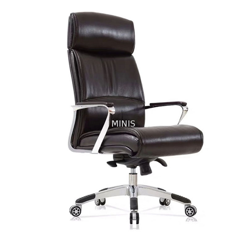Comfortable Durable Adjustable Rotary Leather Office Chairs