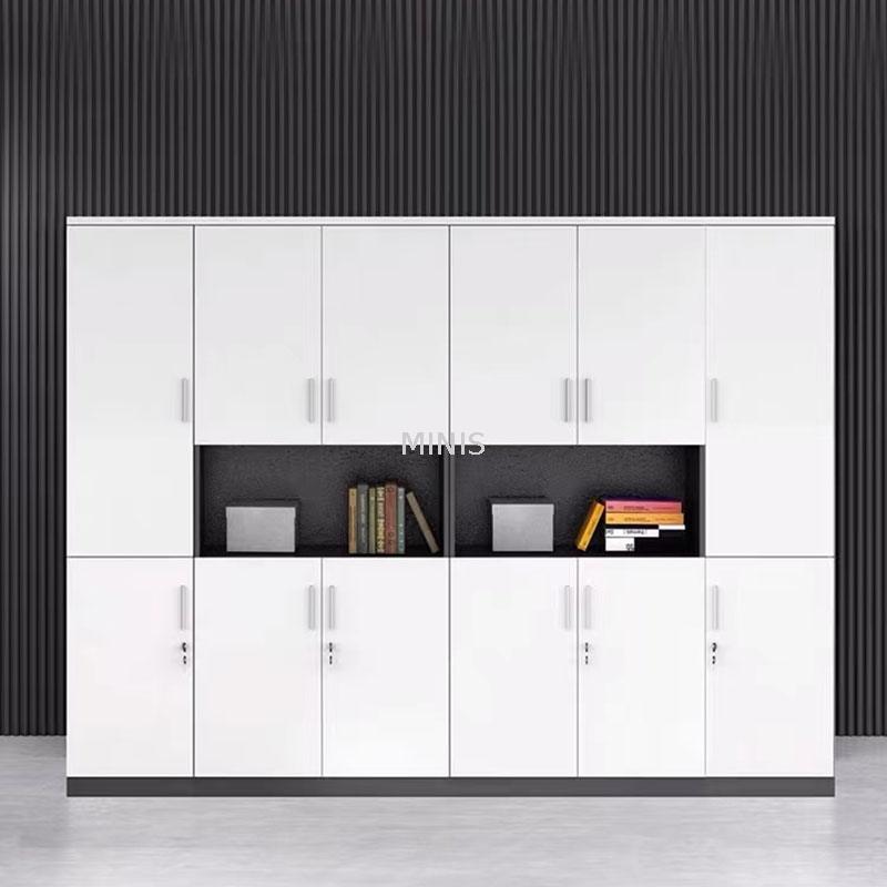 Office Executive Furniture Modern White Big High Filing Cabinet