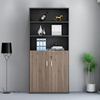 Modern Office Furniture Wood Glass Door High File Cabinet