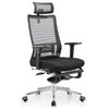 Stable Mesh Fabric Office Chairs With Headrest/Foot Pedal