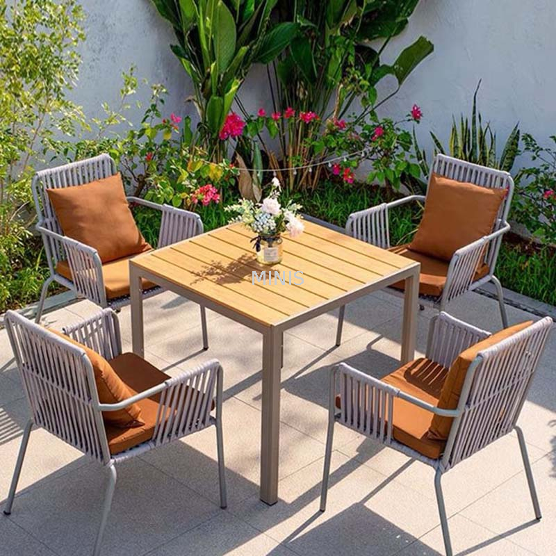 Outdoor Garden Balcony Cafe Table Leisure Dining Chair