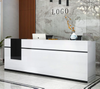 Laminate Minimalist Sleek Durable White Reception Desks