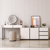 Bedroom White Elegant Dressing Tables With Drawers/Mirrors