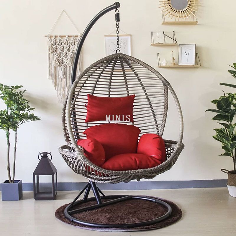 Outdoor Garden Patio Egg-shaped Leisure Rattan Swing Chair