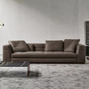 Living Room Sofa Modern Grey Fabric Comfort Big Couch