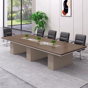 Office Meeting Furniture Brown Rectangle Conference Tables