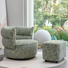 Living Room Good Quality Elastic Fabric Single Rotary Chair