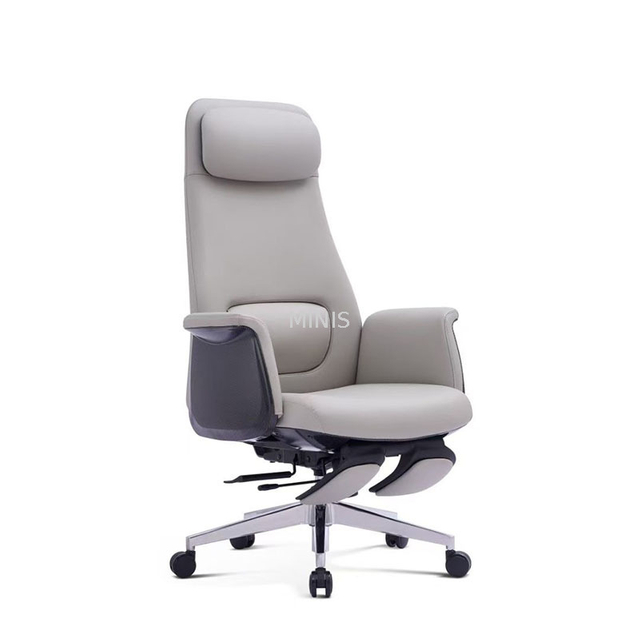 Executive Ergonomic Geuine Leather Manager Good Office Chair