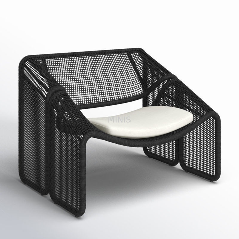 Outdoor Good Quality Light Portable Garden Chair With Cushion