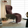 Good Fabric Rotary Reclining Chair With Retractable Footrest