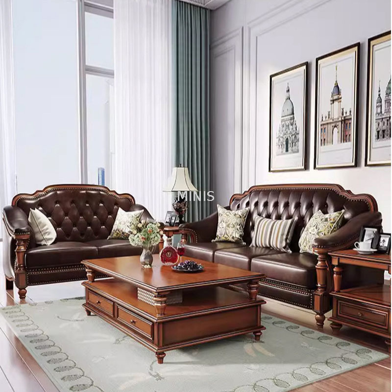 Executive Vintage Solid Wooden Office Desk For Wook Room