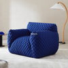 Living room or Bedroom Fabric Wood Frame Leisure Chair