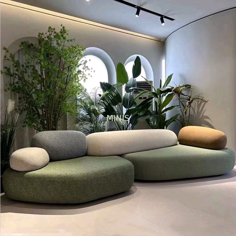 Indoor Living Room Rock-shaped Affordable Comfortable Sofa 
