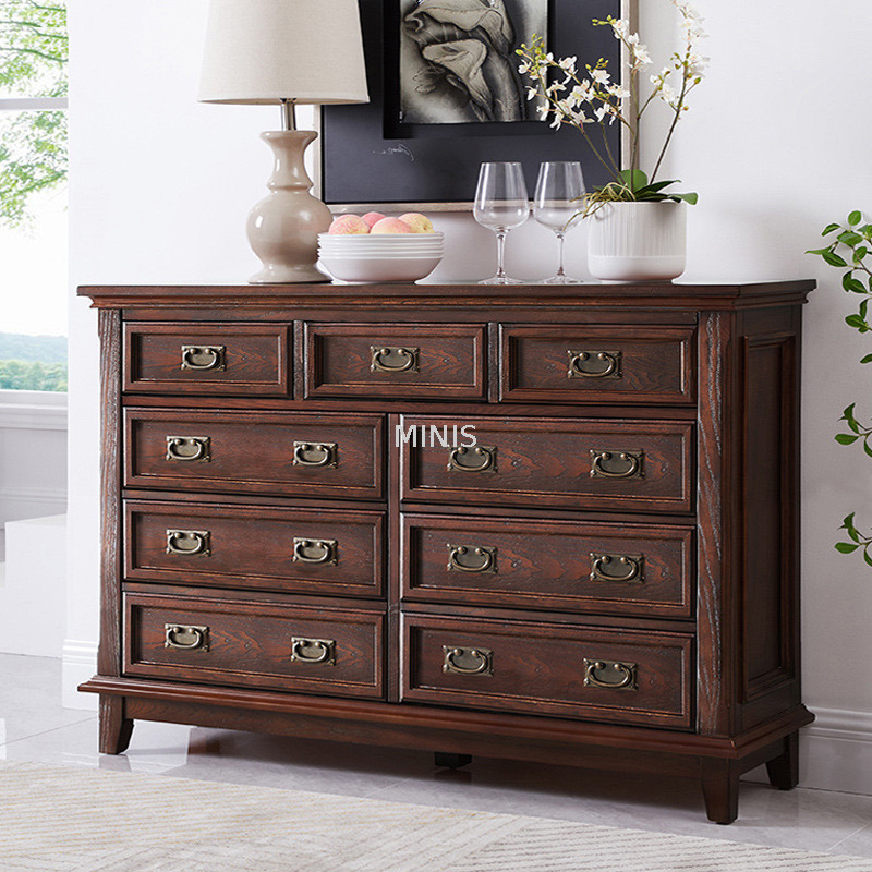 Wooden Sideboard With Storage As Living/Dining Room Buffet