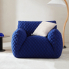 Living room or Bedroom Fabric Wood Frame Leisure Chair