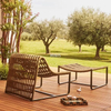 Outdoor Good Quality Light Portable Garden Chair With Cushion