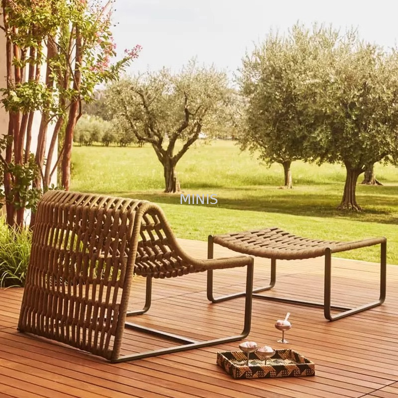 Outdoor Good Quality Light Portable Garden Chair With Cushion