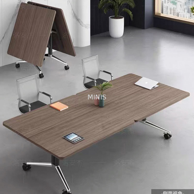 Office Meeting Foldable Conference Table With Cable Hole