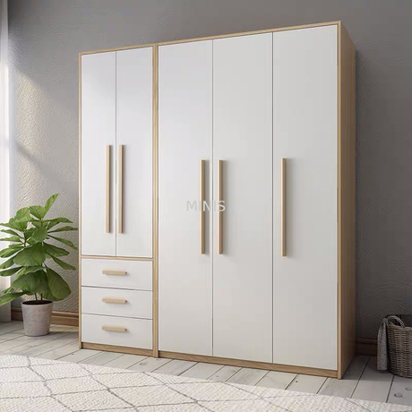 Bedroom Modern Custom Tall Wardrobes With Doors And Shelves