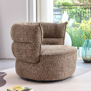 Living Room Good Quality Elastic Fabric Single Rotary Chair