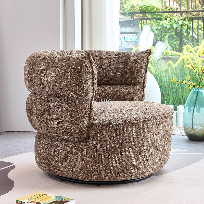 Living Room Good Quality Elastic Fabric Single Rotary Chair