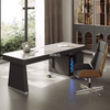 Home Office Furniture Small Elegant Marble Computer Desk