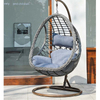 Outdoor Patio Hanging Egg-shaped Rattan Swing Chair