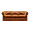 European Living Room Vintage Leather Comfortable Office sofa