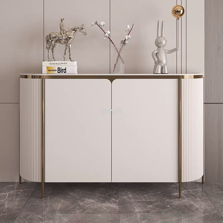 Living/Dining Room White Side Table Storage Nice Sideboard