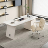 Office Room Table Furniture Nice Marble Work Desk With USB