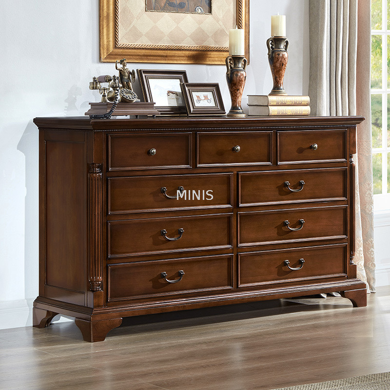 Wooden Sideboard With Storage As Living/Dining Room Buffet