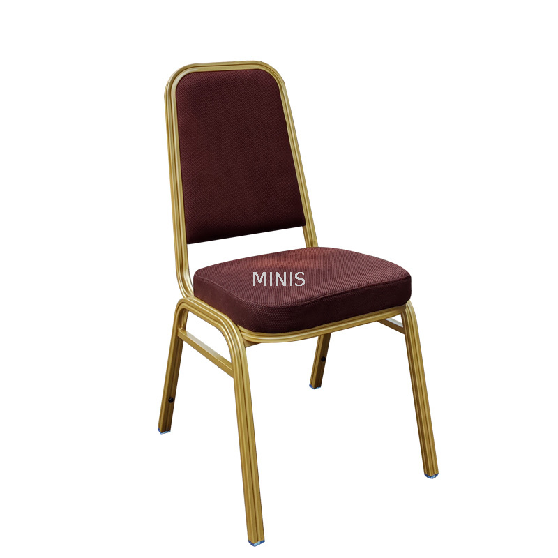 Hotel Banquet Dining Church Metal Fabric Auditorium Chair 