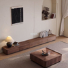 Lounge Living Room Sqaure Wood Coffee Table With Drawers