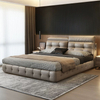 Bedroom Furniture Modern Comfortable Genuine Leather Bed
