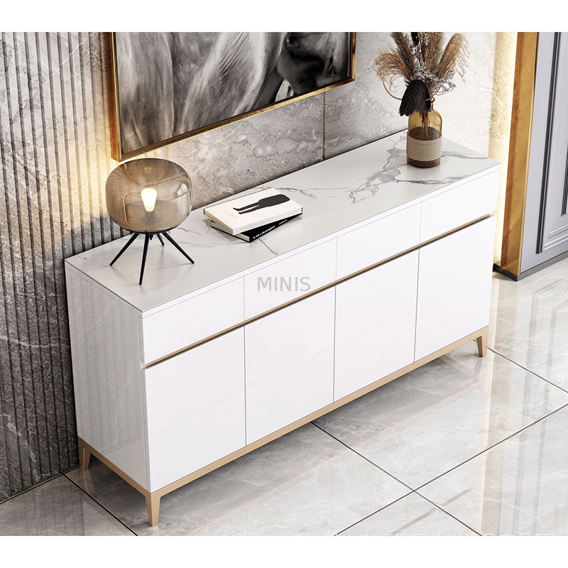 Living/Dining Room White Side Table Storage Nice Sideboard