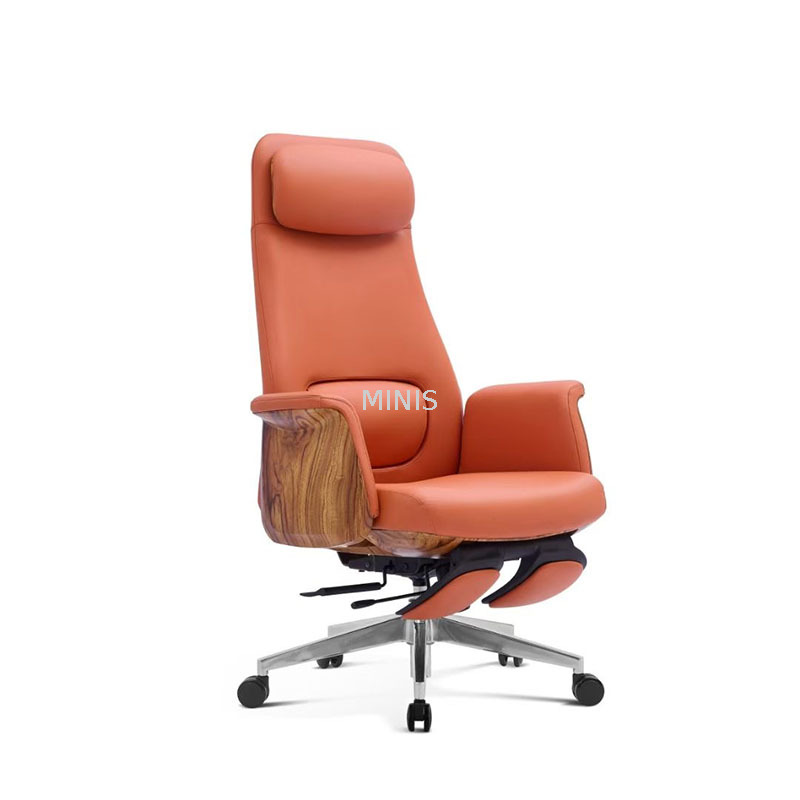 Executive Ergonomic Geuine Leather Manager Good Office Chair