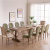 American Style Dining Room Furniture Wooden Table With Chair