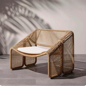 Outdoor Good Quality Light Portable Garden Chair With Cushion
