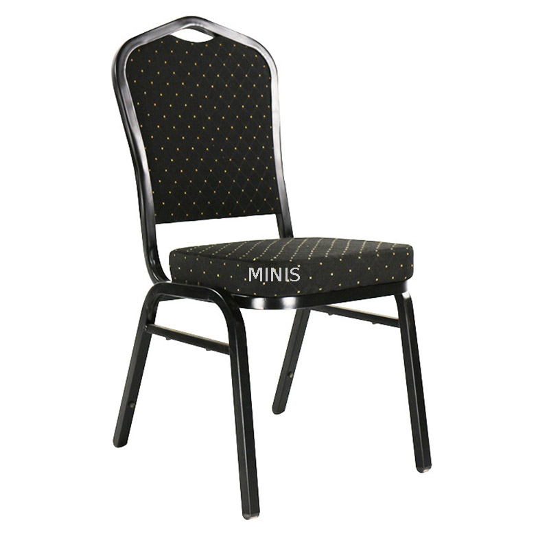 Hotel Banquet Dining Church Metal Fabric Auditorium Chair 