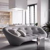 Sitting Room Modern Furniture Comfortable Beautiful Grey Couch