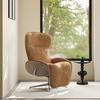 Good Fabric Rotary Reclining Chair With Retractable Footrest