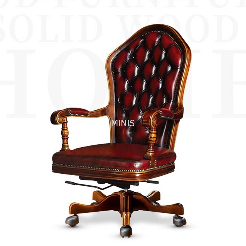 CEO Office Furniure Manager High-end Rotary Leather Chair