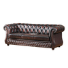 European Living Room Vintage Leather Comfortable Office sofa