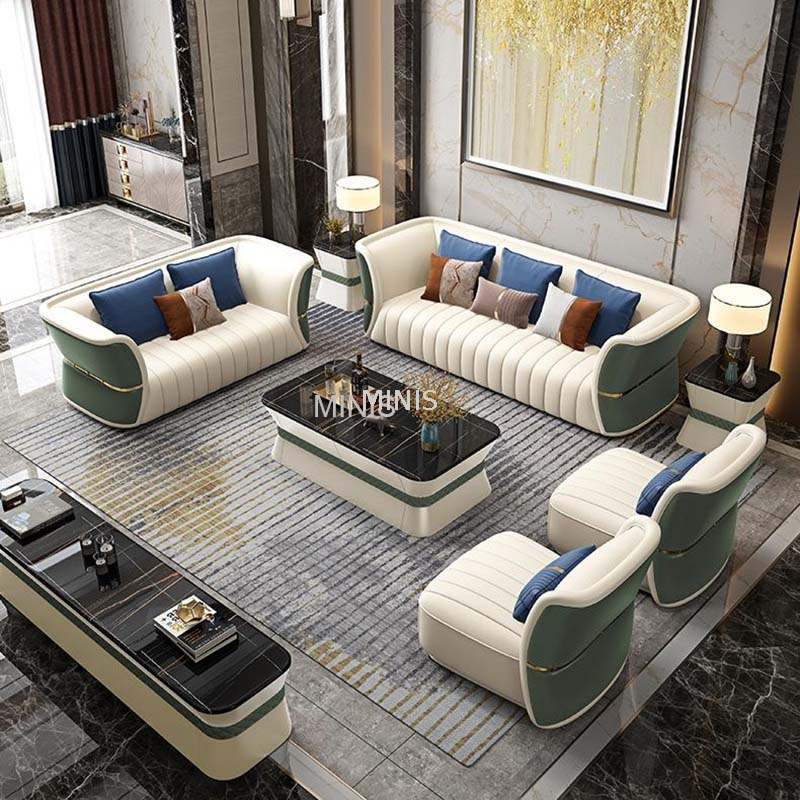 Living room layout and furniture scale visualization