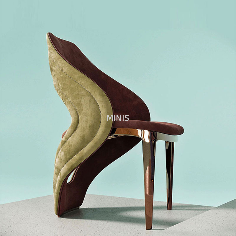 Detailed view of commercial grade dining chairs showing robust joinery and elegant upholstery in a restaurant setting
